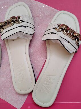 zara- 37 -7 size sandals